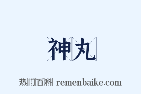 神丸是什么意思的图片